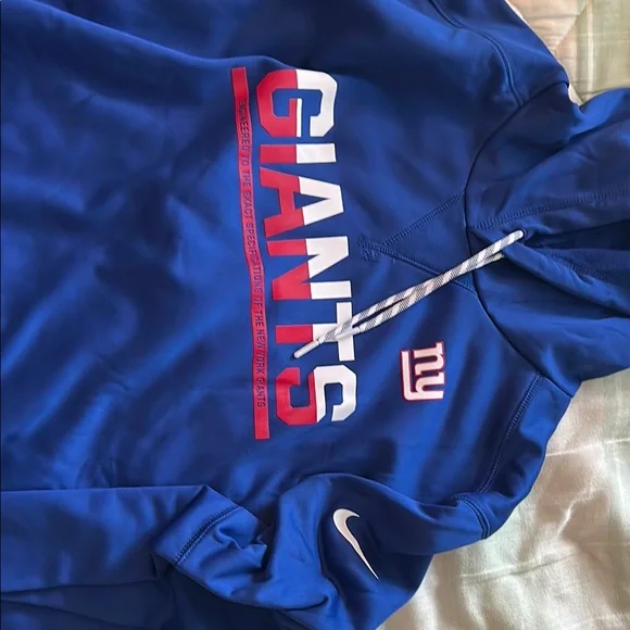 Nike Blue Giants Pullover Hoodie - Picture 1 of 7